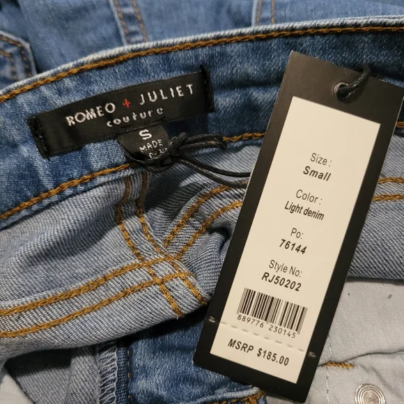 Romeo & Juliet Couture Floral Rainbow Jeans - Picture 9 of 12